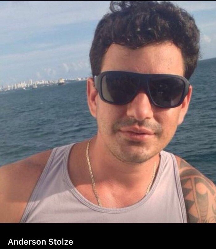 Anderson Stolze morreu na hora (Foto: ReproduA�A?o)