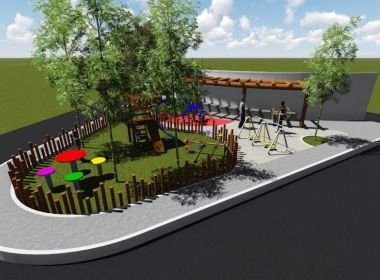 PraA�a planejada pela prefeitura de Salvador (Foto: DivulgaA�A?o)